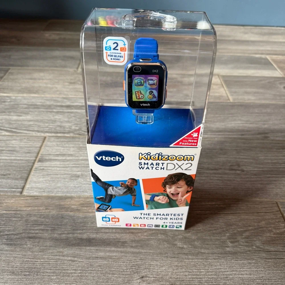 NEW VTech Kidizoom Smart Watch DX2 Kids‎ Blue Dual Cameras Factory Sealed